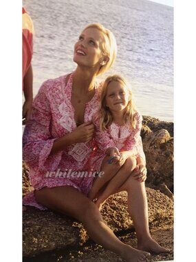 Lilly Pulitzer rare Jubilee daiquiri pink Elisabeth beaded tunic dress